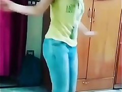 Indian teen dancing
