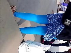 Hot  desi college girl leggings part 1