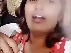 Swathi naidu having Hookah for first time