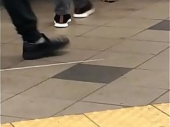 Candid Sexy Legs In Subway