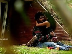 Indian Couple Boob Press &_ Fuck In Park