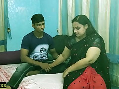 Indian teen boy fucking his sexy hot bhabhi secretly at home !! Best indian teen sex