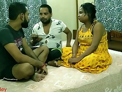 Indian hot Girlfriend shared with desi friend for money:: With Hindi audio