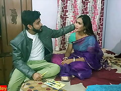 18yrs Indian student having sex with Biology madam! Indian web series sex with clear hindi audio