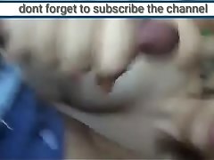 Beautiful wife handjob