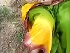 village aunty blowjob fuck with lover in open field