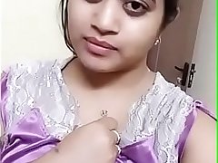 Desi girl teasing by dress change