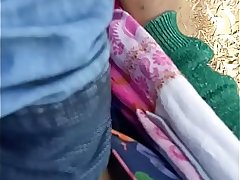 village couple outdoor sex